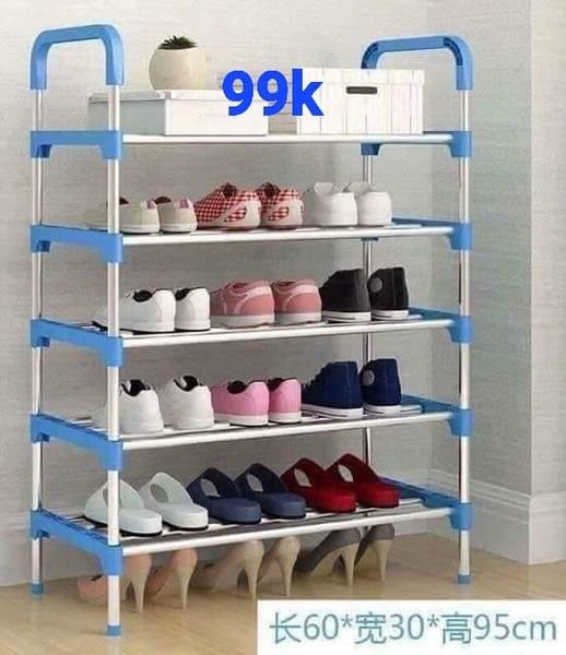 KỆ GIẦY inox 5 tầng cao cấp còn đúng 30 cái xả rẻ chị nào ưng báo e
Giá sốc...