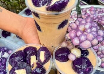 Trà Sữa Khoai Lang Tím Phô Mai béo ngậyyy xịn xò con bò lắm nè 

 30 Nhất Chi M...