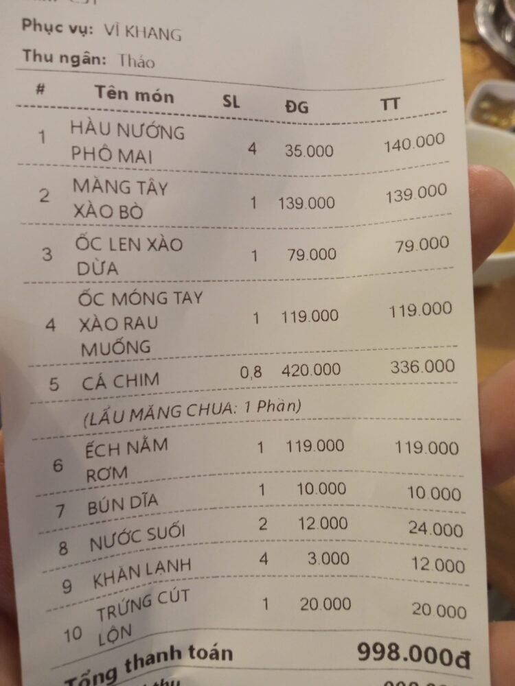 QUÁN KHÔNG GIÀNH CHO GIA ĐÌNH VÀ PHỤ NỮ!!!
Chưa bao giờ bỏ TIỀN đi ăn mà Tức như...