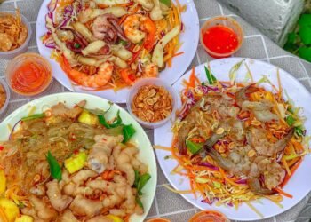 XE GỎI THÁI BÌNH DÂN SIÊU NHIỀU SIÊU NGON CHUẨN THÁI 

1 dĩa đầy ụ pải 2  người ...