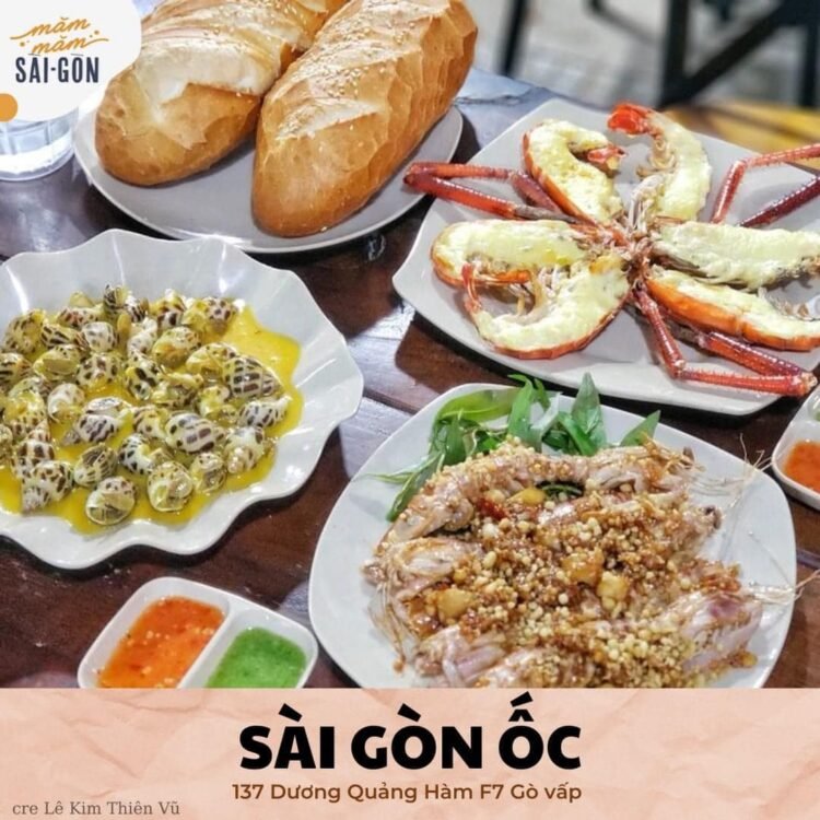 ĐIỂM MẶT NHỮNG QUÁN ỐC “NGON LẾT BÁNH” Ở SÀI GÒN
1. Ốc Tuyết 30k
434A/43B Dươn...