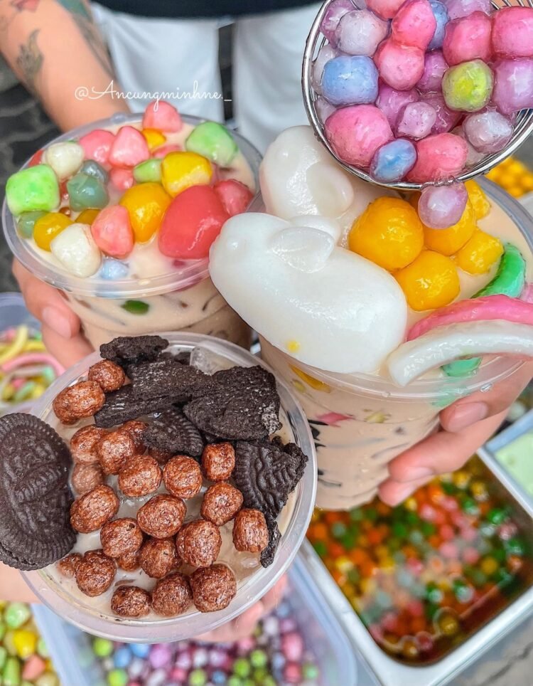 FEN NGHIỆN TOPPING CHECK NGAY - TIỆM TRÀ SỮA CÓ TRÂN CHÂU LAVA TRỨNG MUỐI SIÊU Đ...