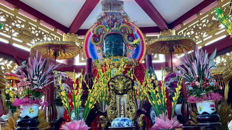 CHÙA CHÂU ĐỐC 3 ( CHÙA PHƯỚC LONG ) Ngôi Chùa To Đẹp Rộng Lớn Trên Cồn Long Bình...