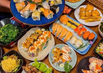 BUFFET SUSHI + LẨU SIÊU NGON CHỈ TỪ 189 XU, ĐI 6 NGƯỜI TẶNG BÁNH KEM SUSHI KHI S...