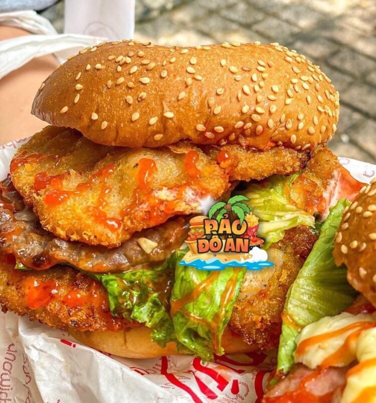 Hamburger to siêu nhiều hot nhất quận 5
BURGER CHÍA NÚI
56 Trần Xuân Hòa, quận...