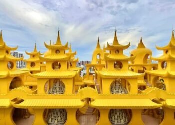 CHÙA KỲ QUANG 2 ( Chùa Không Nóc ) Đẹp Độc Đáo Ấn Tượng Sáng Chói Nơi Có Rất Nhi...