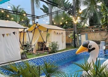 Mới một không gian ẩm thực mang phong cách camping siêu chill nè mng ơi, view nh...