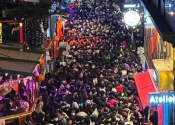 Th.ảm kịch ở Itaewon, H.àn Quốc tối halloween 
Hiện tại ước tính t.h.ương v.o.ng...