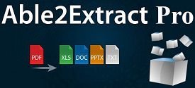 Chuyển đổi file PDF sang Excel, Word, ảnh… với Able2Extract Pro
